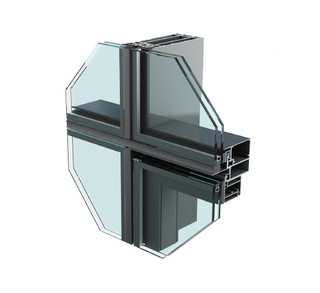 JYMQ120/130/140/150/160/180/200 Invisible Curtain Wall System for Facade