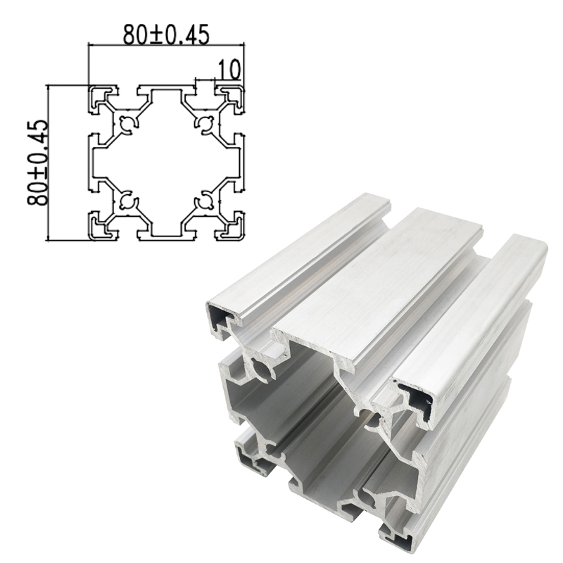 6063 8080 Series Aluminum T Slot 60mm Extrusion Profile From China Manufacturer Guangdong